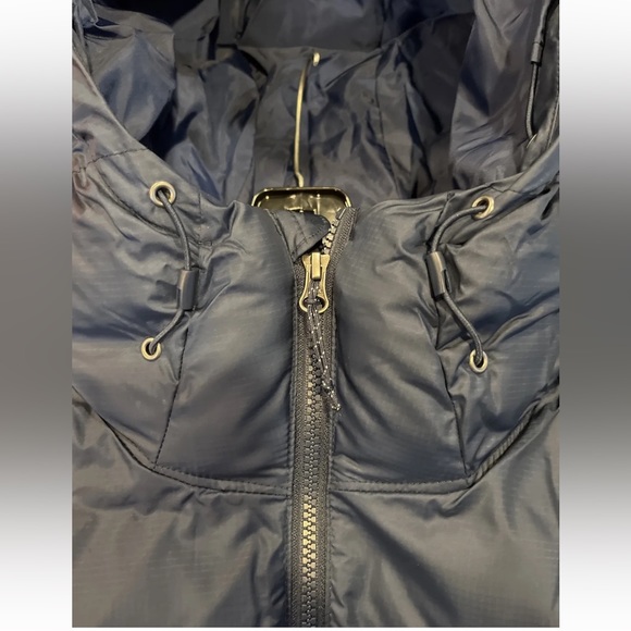 Columbia Puffect Parka Hooded Jacket Mens XL Navy Blue Puffer Insulated New Tags - Picture 12 of 16